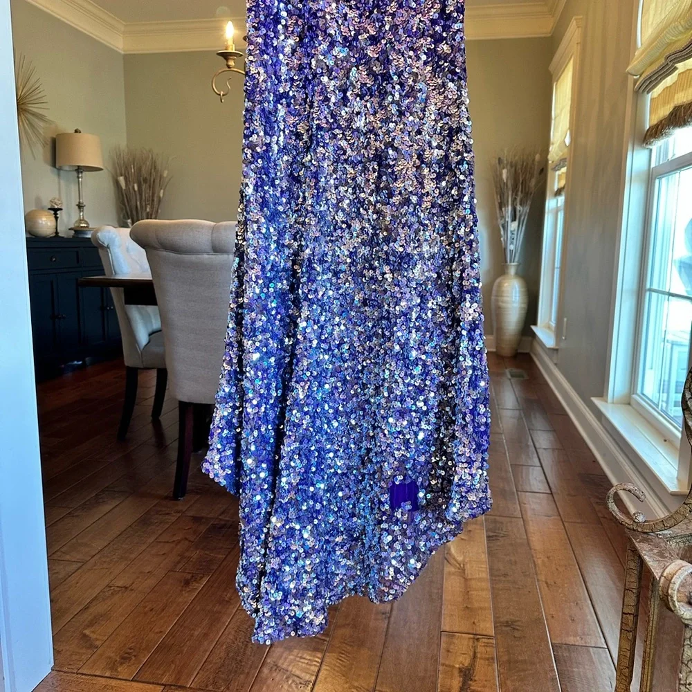 Beautiful Ombre Purple Sherri Hill prom dress!! - Picture 5 of 11